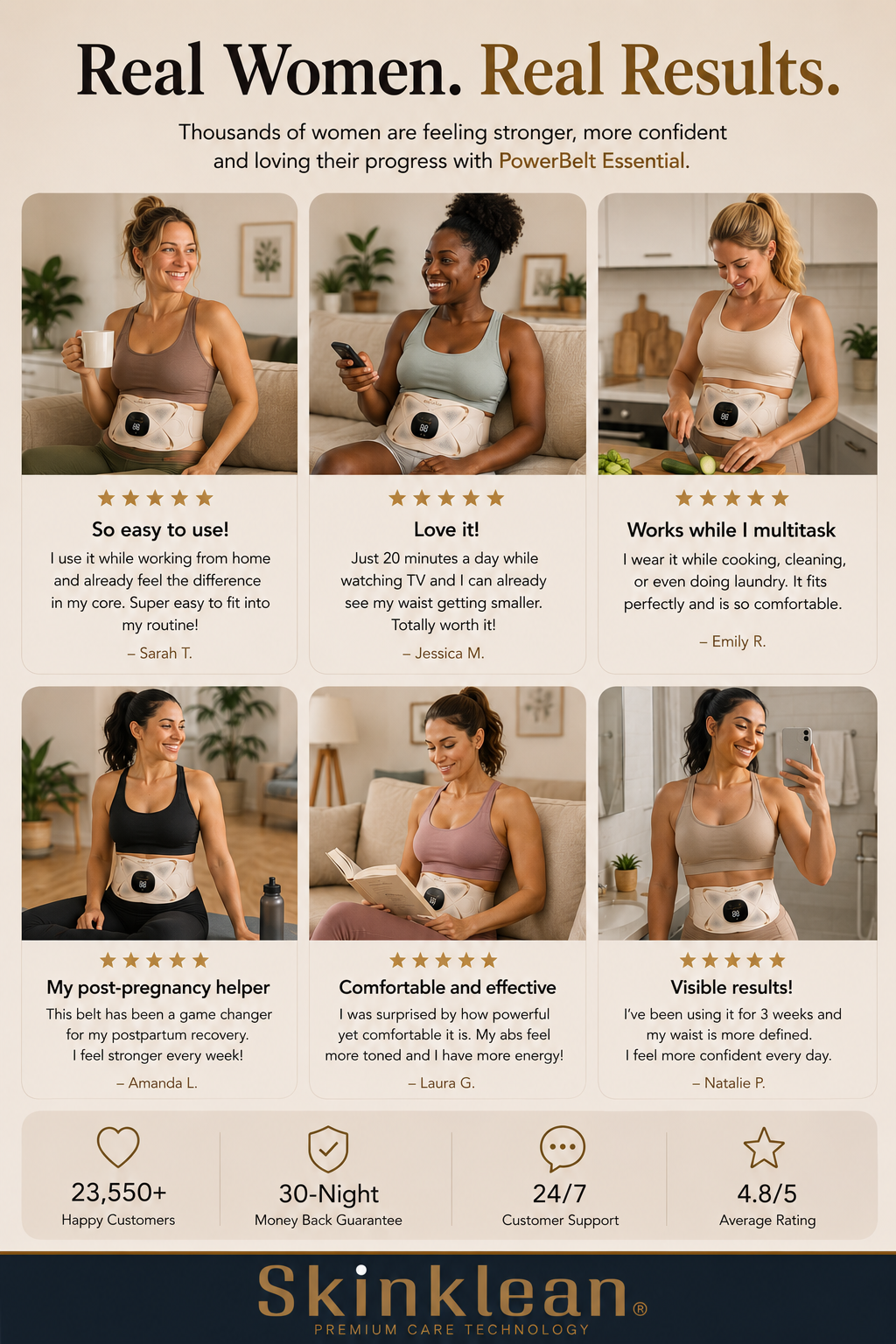 EMS Sculpting & LED & Heat Therapy PowerBelt®