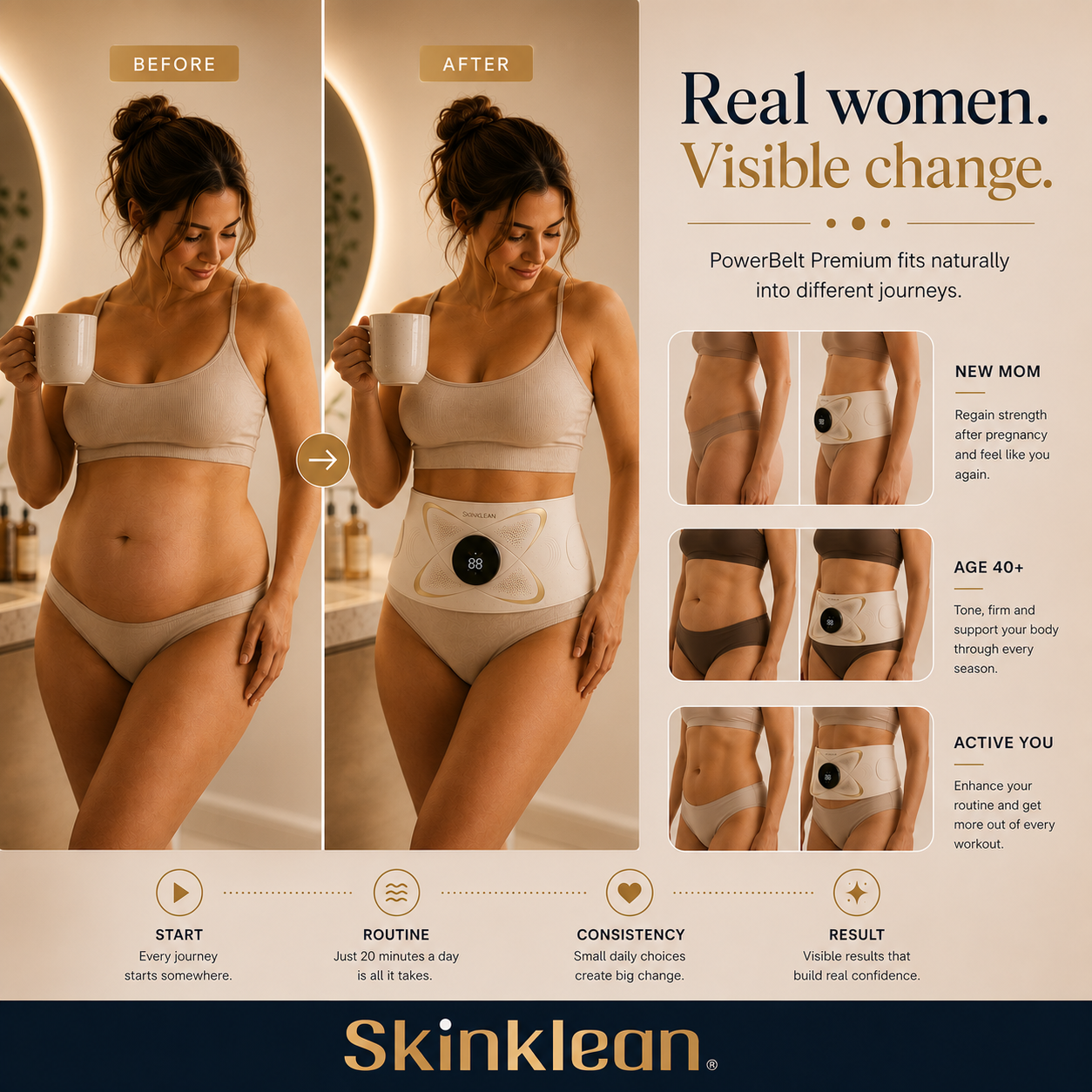 EMS Sculpting & LED & Heat Therapy PowerBelt®