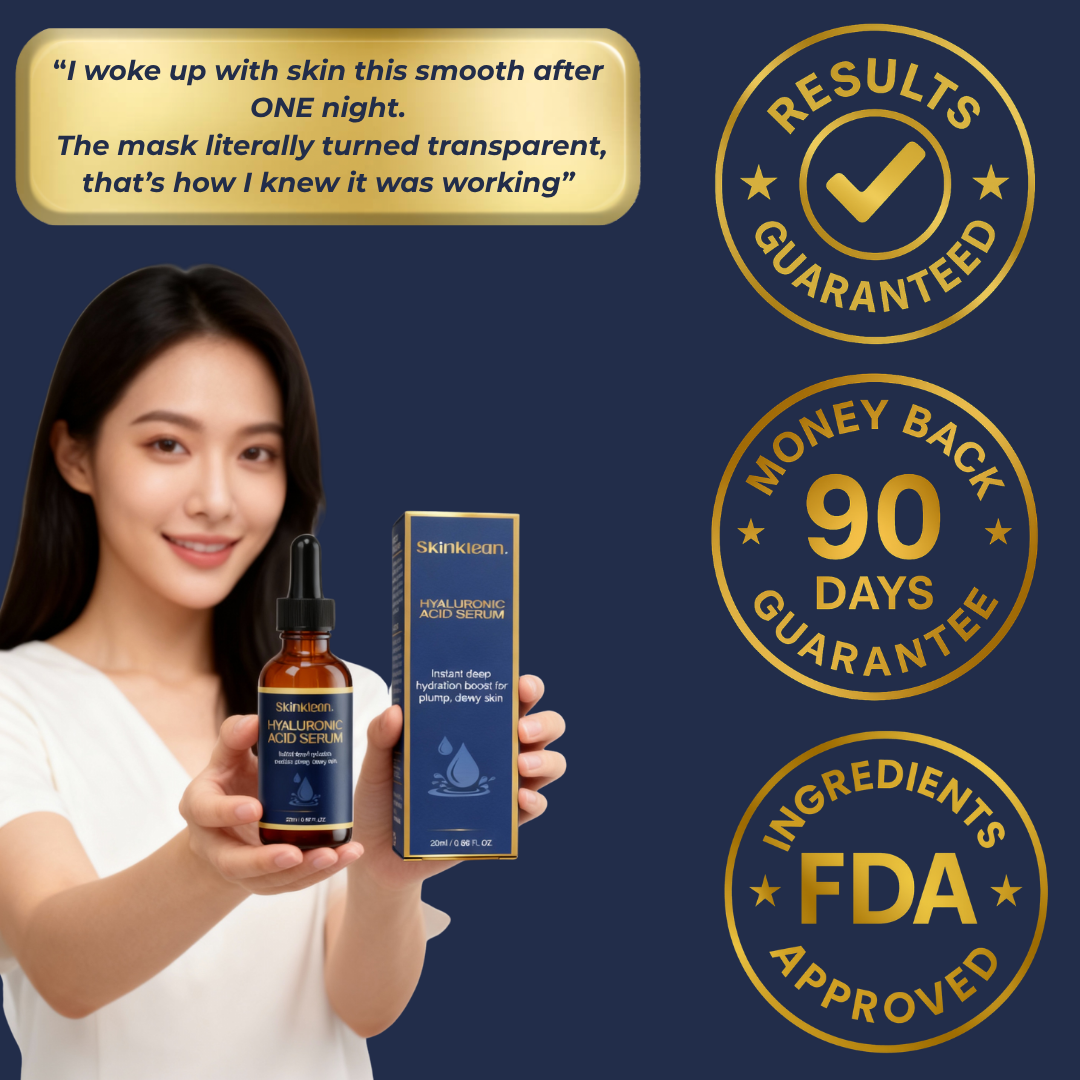 SkinKlean© Hyaluronic Acid Serum