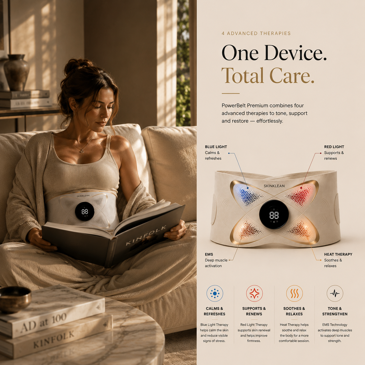 EMS Sculpting & LED & Heat Therapy PowerBelt®