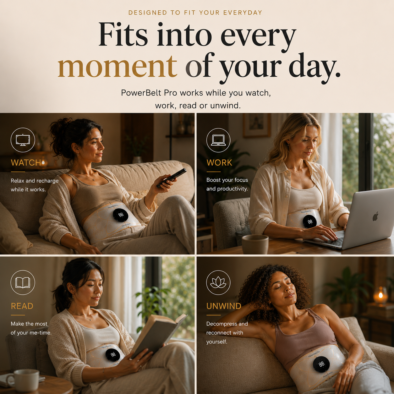 EMS Sculpting & LED & Heat Therapy PowerBelt®