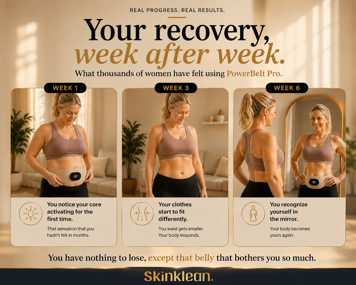 EMS Sculpting & LED & Heat Therapy PowerBelt®