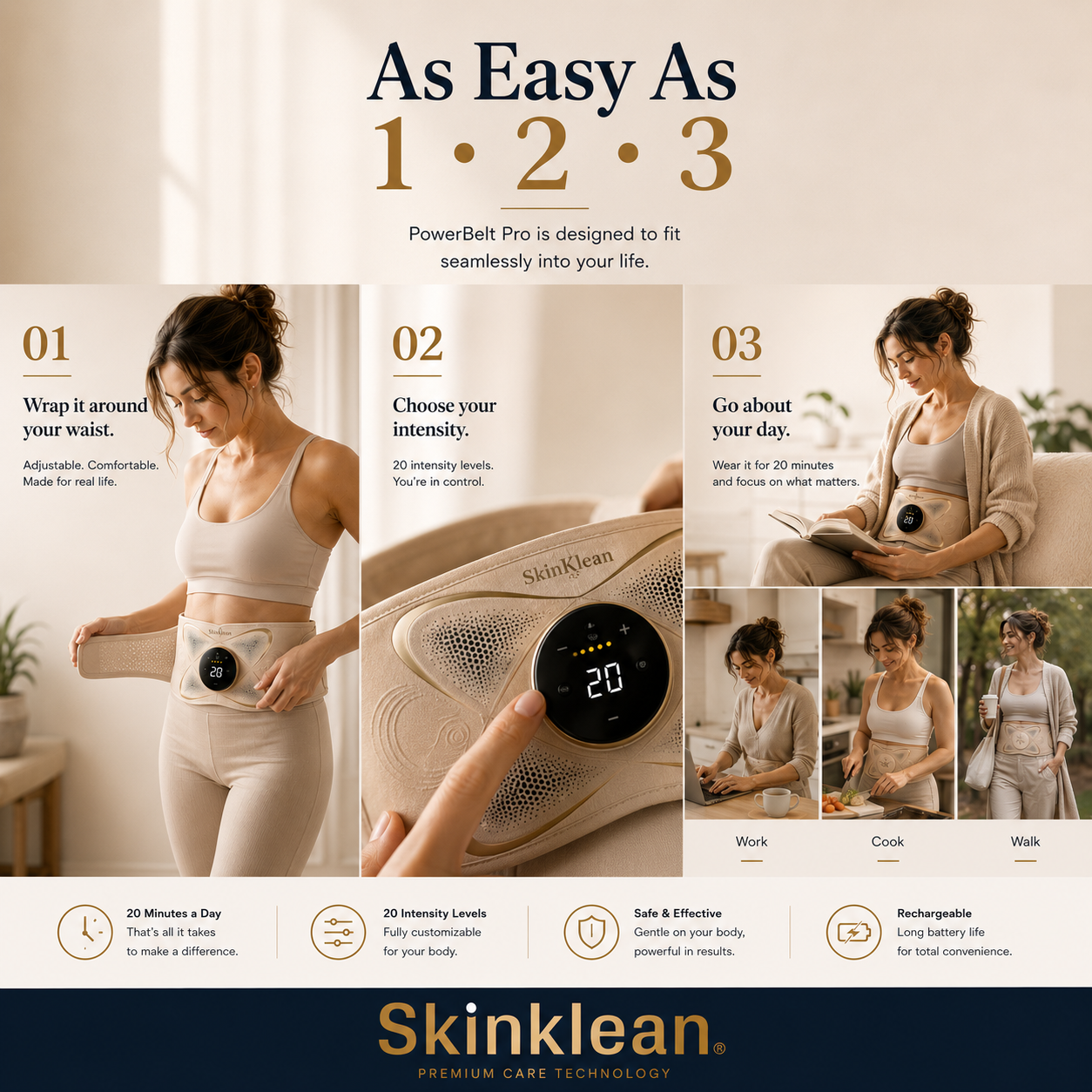 EMS Sculpting & LED & Heat Therapy PowerBelt®