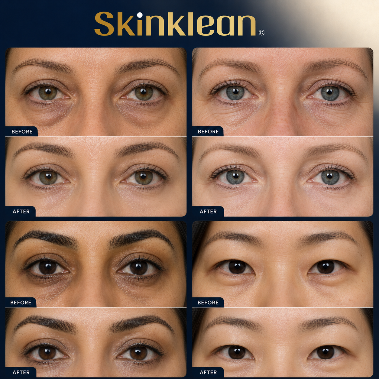 Parches de colágeno para ojos SkinKlean©