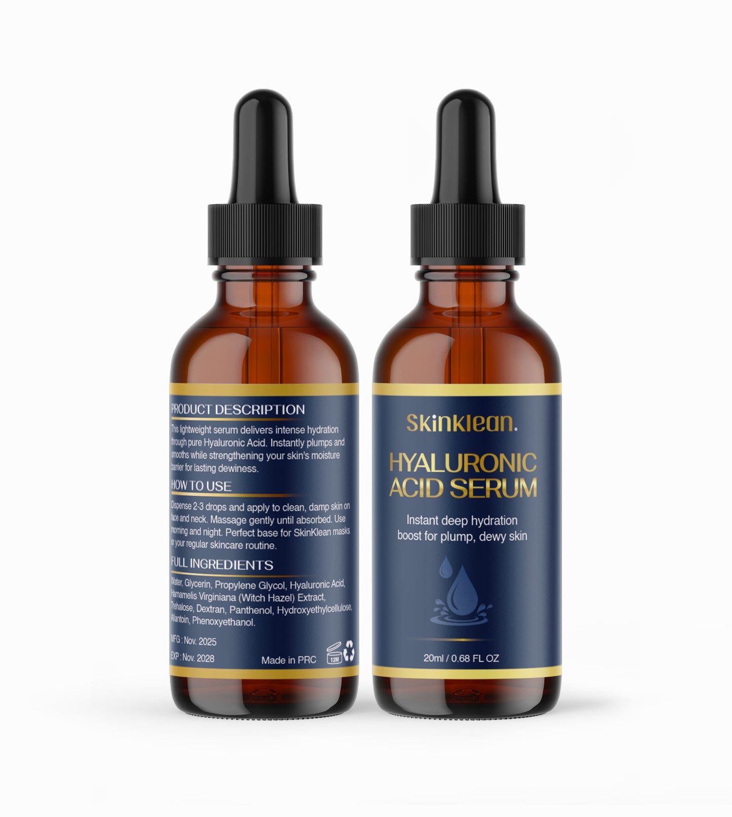 SkinKlean© Hyaluronic Acid Serum
