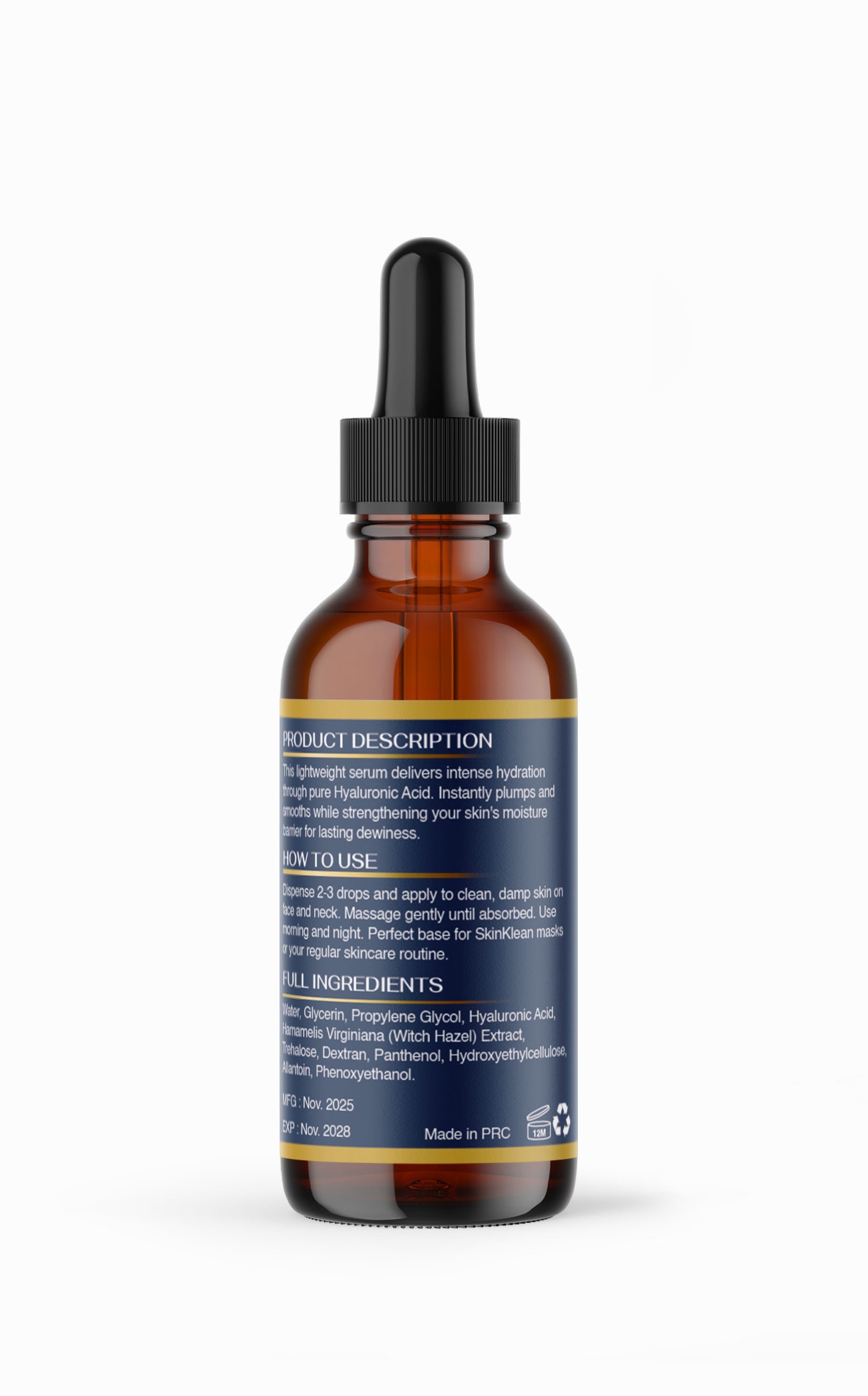 SkinKlean© Hyaluronic Acid Serum
