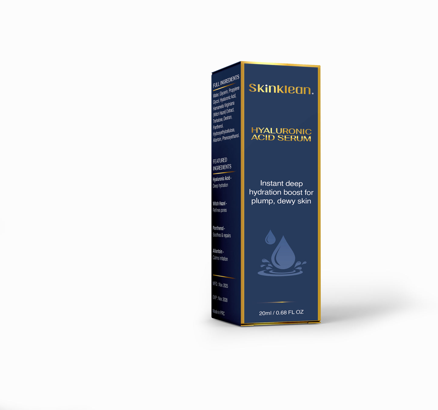 SkinKlean© Hyaluronic Acid Serum